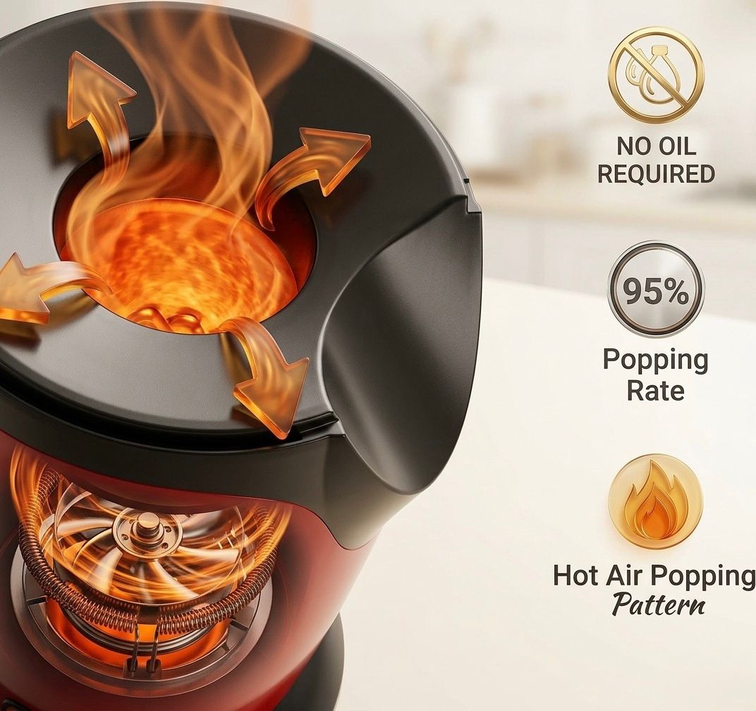 HOT AIR POPCORN MAKER